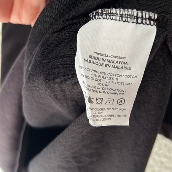 Jordan Brand Men’s Logo Tee Distressed Look Black Size Small - Picture 6 of 9